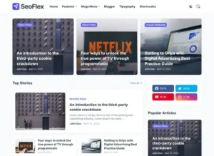 SeoFlex Blogger Template — Setup with AdSense & Analytics