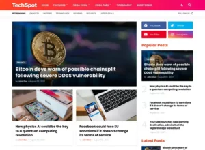 TechSpot — Best Blogger Template for SEO, Speed & User Experience