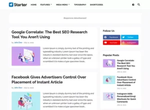 Starter Blogger Template — Why I Recommend It for New Bloggers