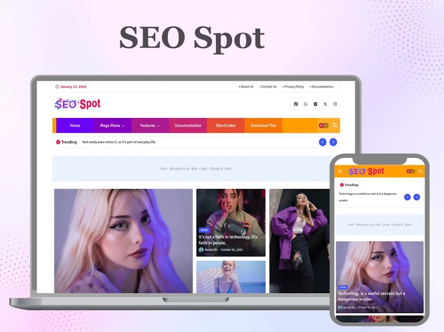 SEO Spot blogger template SEO Spot blogger template
