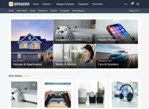 Amazen Review — Why This Blogger Template Works for Shopping Blogs