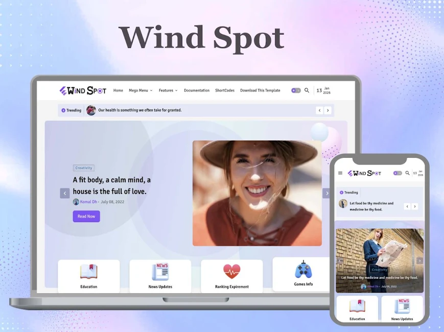 Wind Spot blogger template Wind Spot blogger template