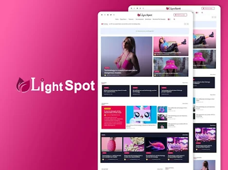 Light Spot Blogger Template