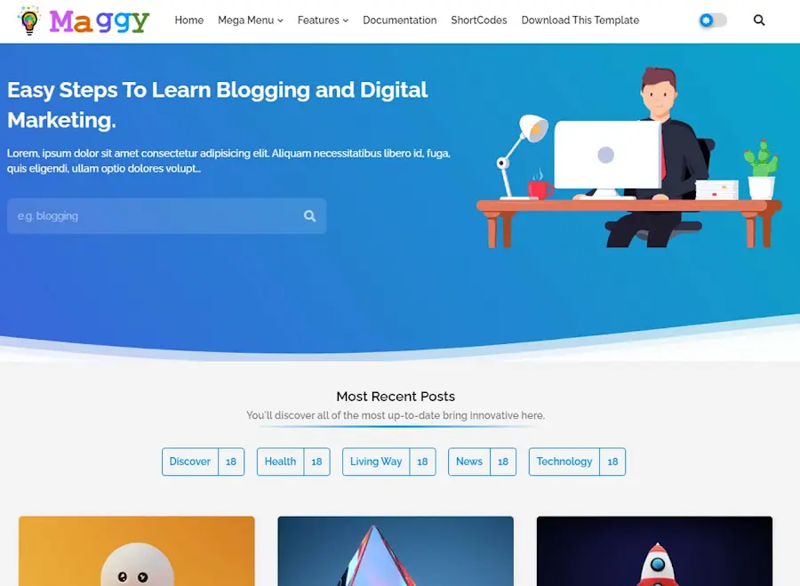 Maggy Blogger Template