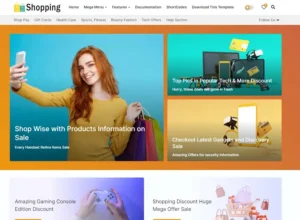 Shopping Blogger Template — Perfect Choice for AdSense & Monetization