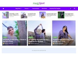 Nest Spot — Modern Blogger Template with Clean & Responsive Design