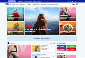 Ice Flex Blogger Template