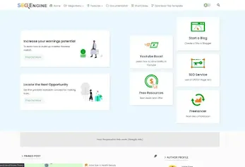SEO Engine Blogger Template