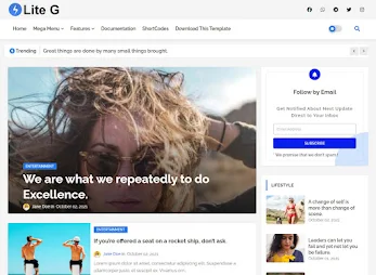 Lite G Blogger Template